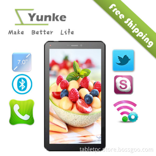 7inch allwinner a20 call tablet built in 3g Android 4.2.2 HDMI wifi and BT